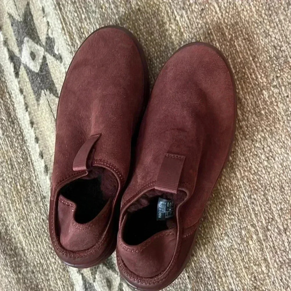 Ecco Sherpa lined loafers size 8.5 - Picture 3 of 7